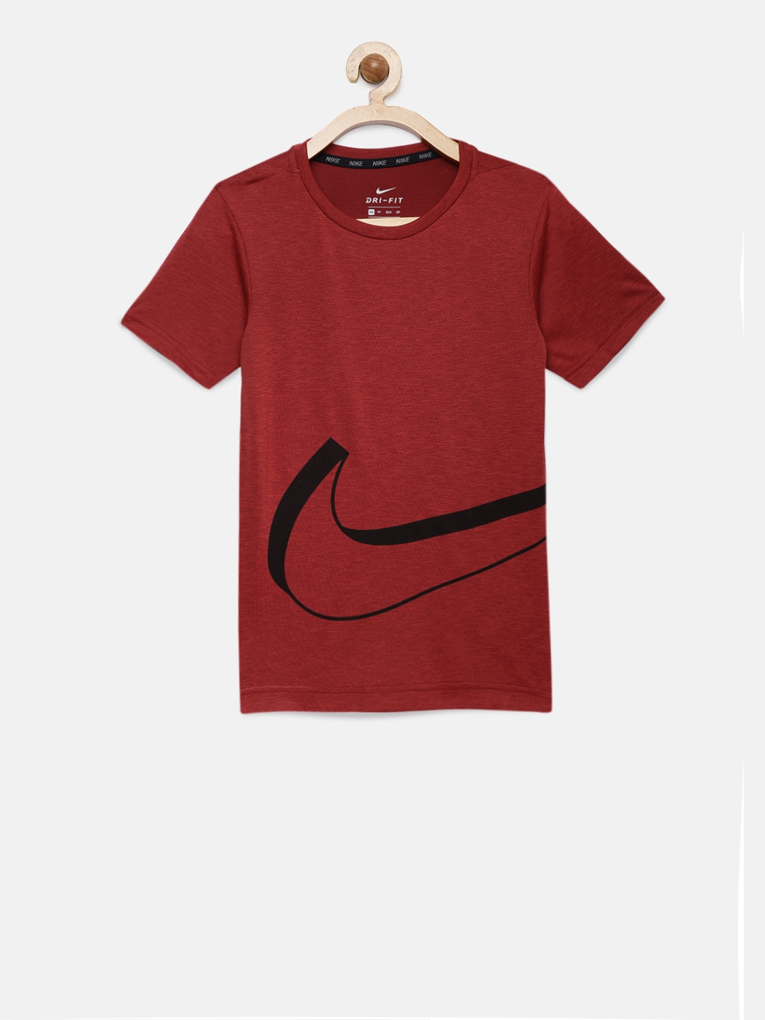 Buy Nike Boys Red Printed Round Neck T Shirt - Tshirts for Boys 6814071 ...