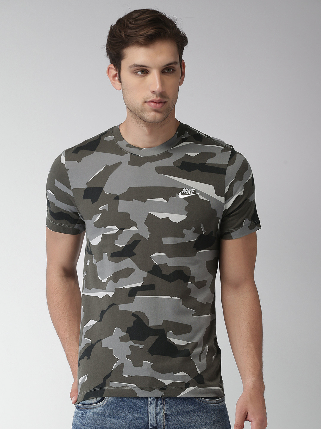 nike grey camo shirt