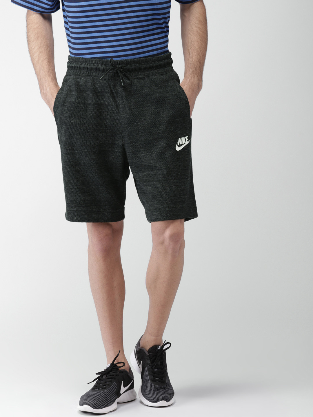 mens nike shorts grey