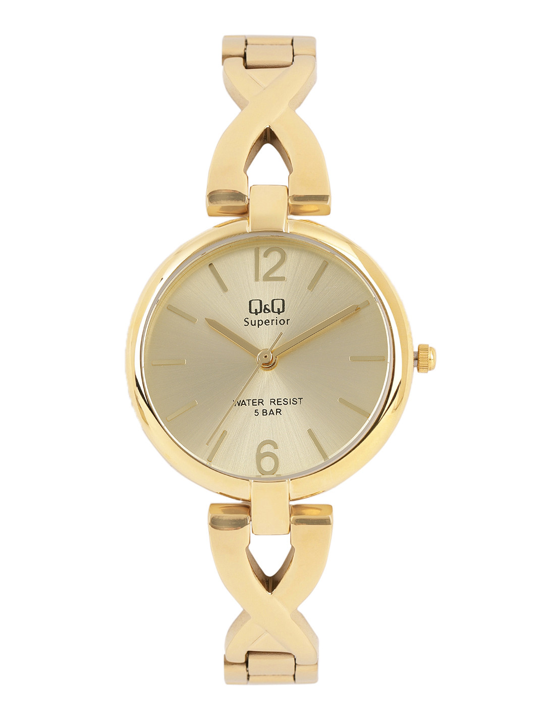 Buy Q&Q Women Gold Toned Analogue Watch S297J010Y Watches for Women