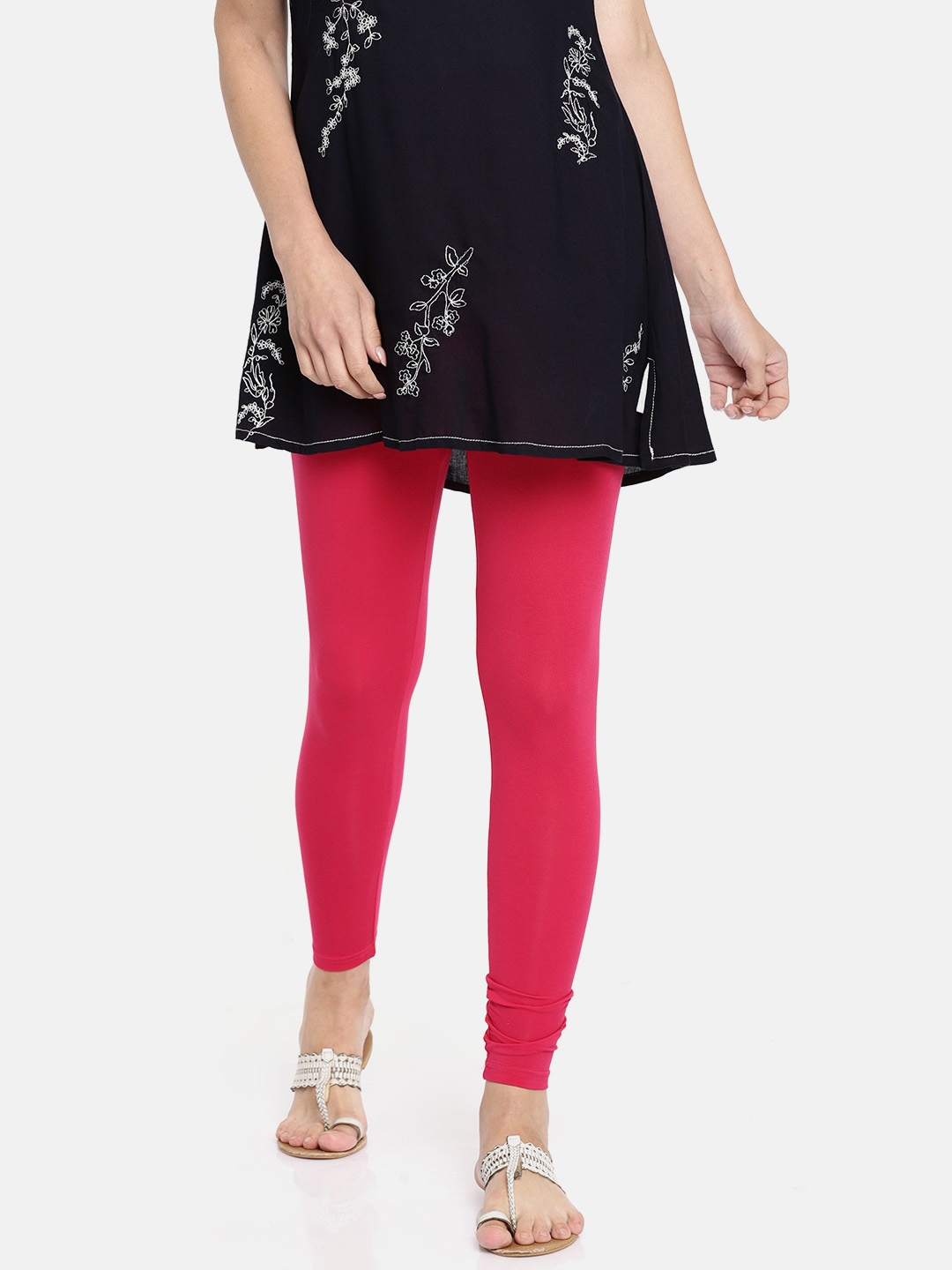 Download Buy Melange By Lifestyle Women Pink Leggings - Leggings ...