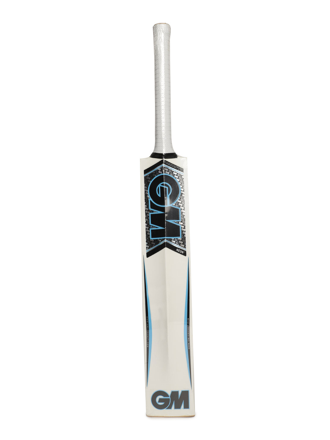 Buy GM Unisex White & Blue Neon Bullet Cricket Bat Cricket Bats for