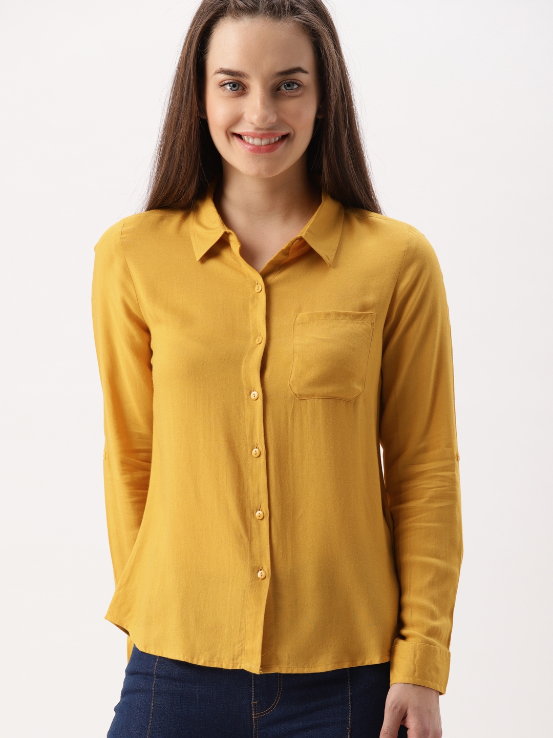 mustard shirt for ladies