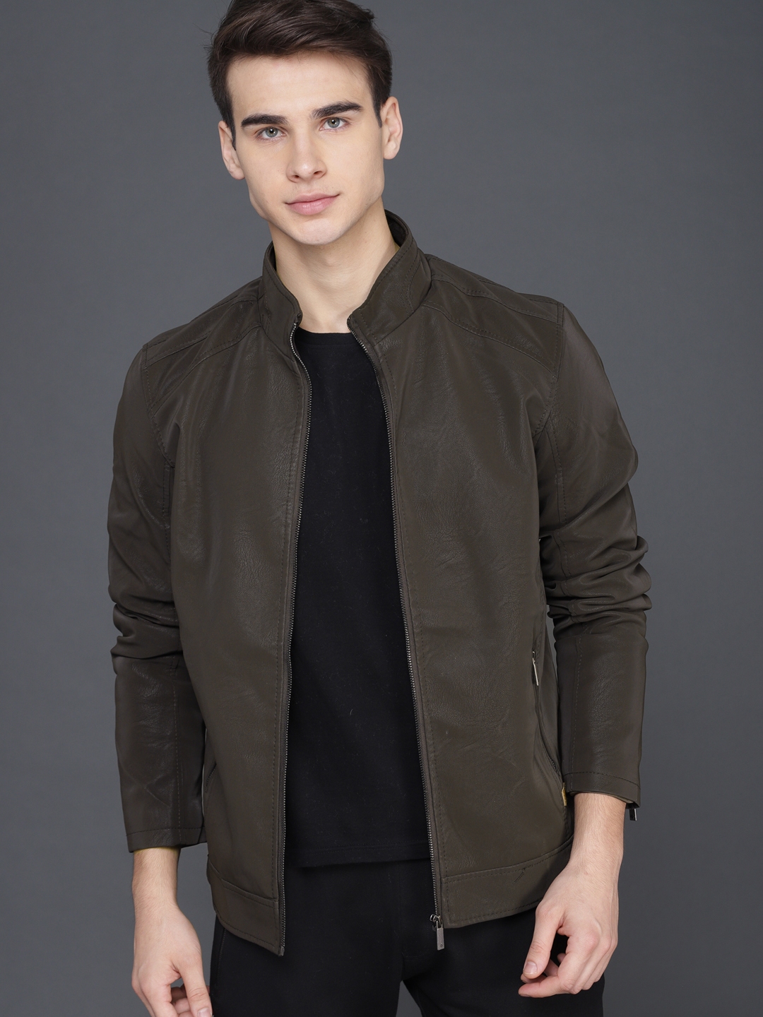 Buy WROGN Men Brown Solid Tailored Jacket  - Jackets for Men 6832164 | Myntra