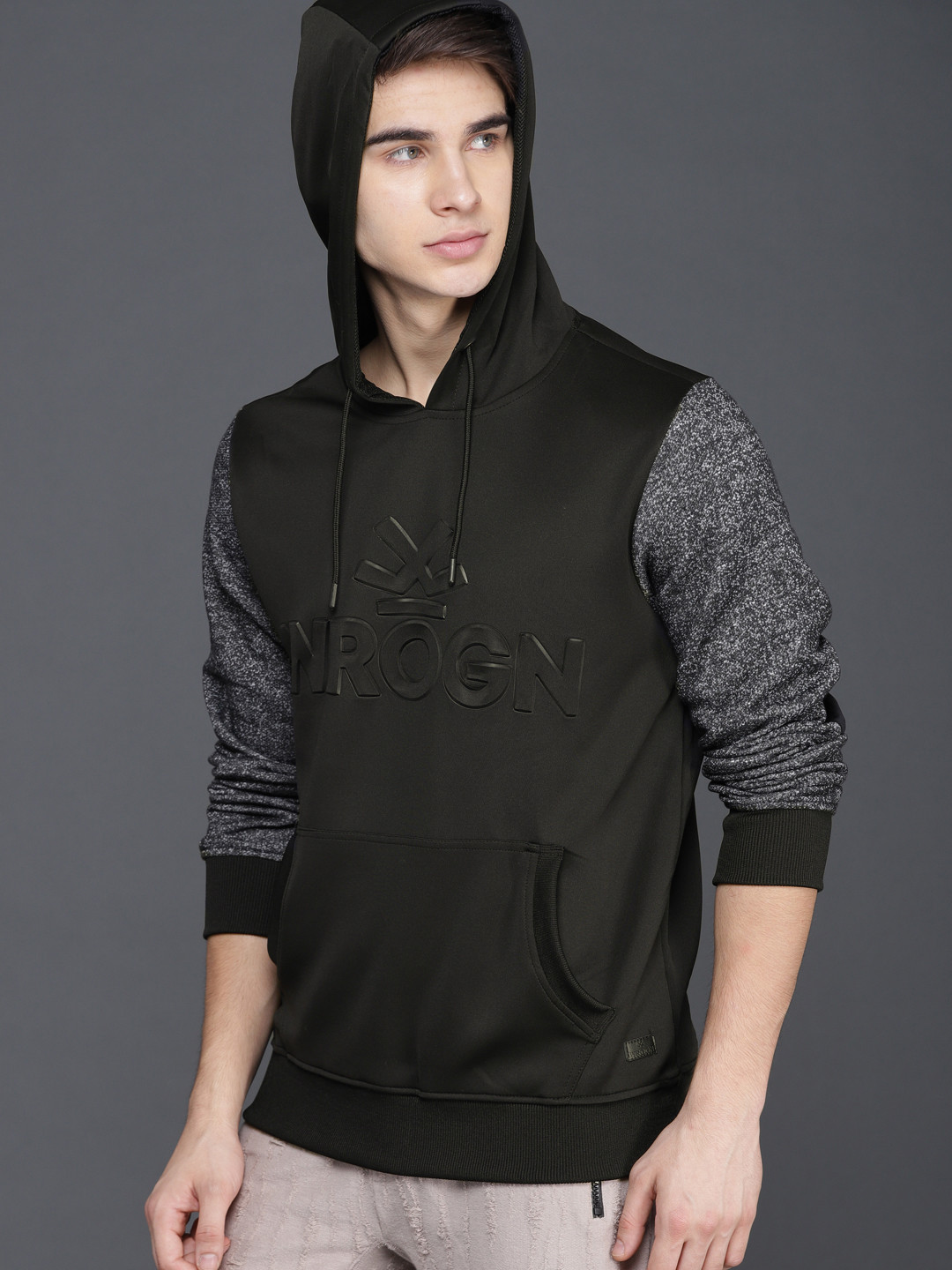 Wrogn hooded shirt Clearance