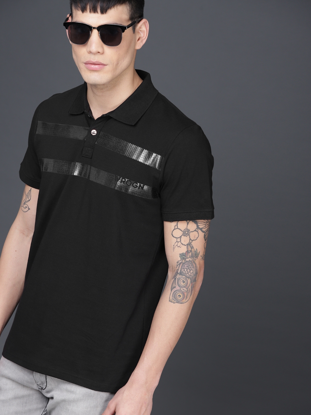 wrogn collar t shirts
