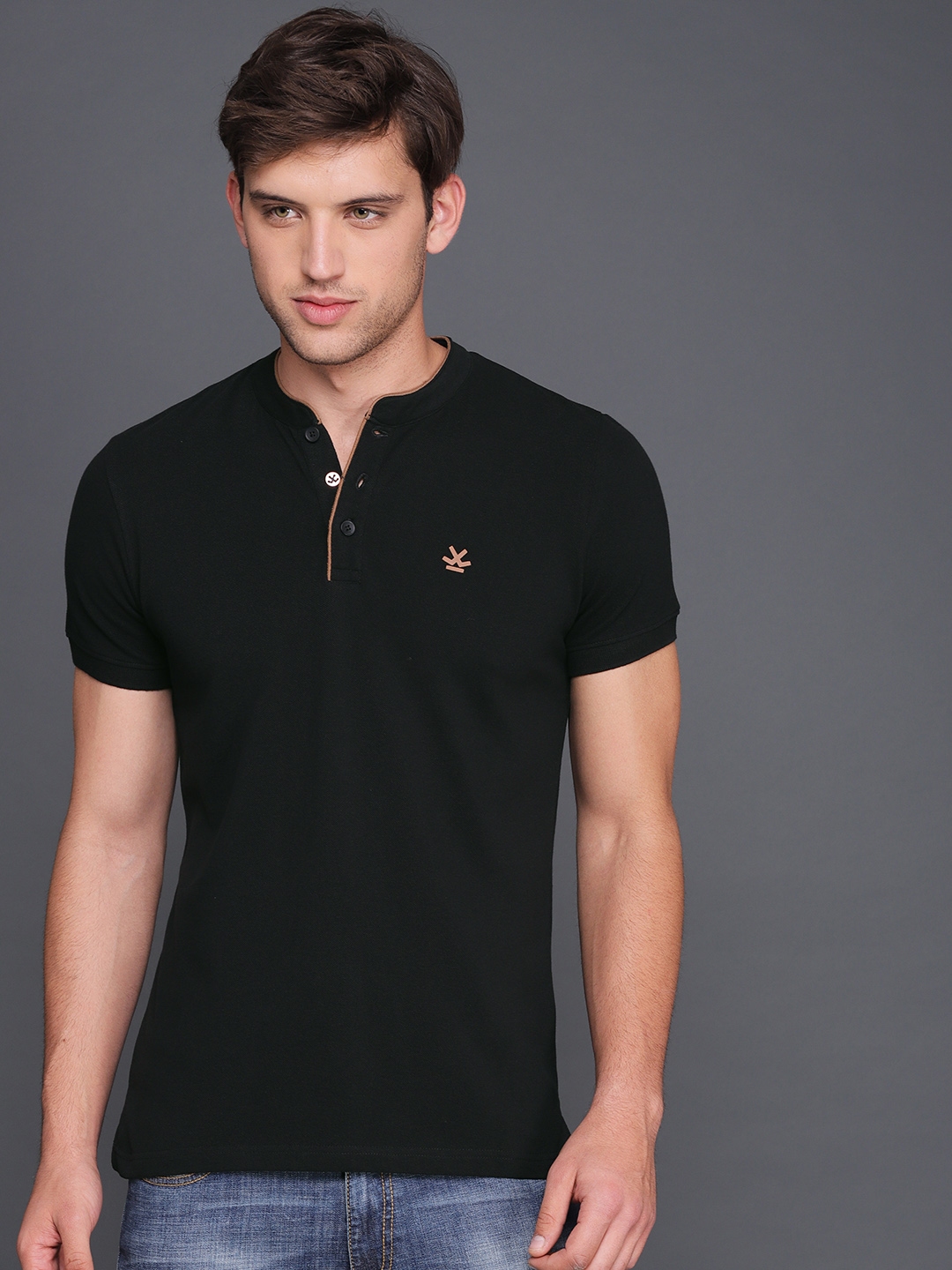 wrogn collar t shirts