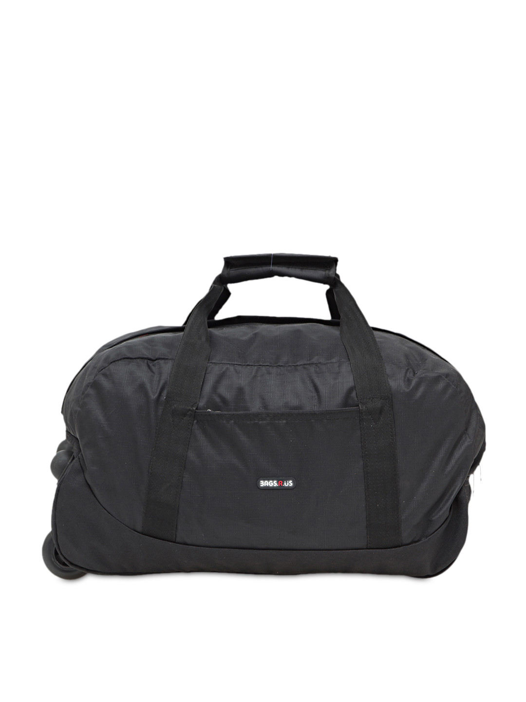 Buy Bags.R.us Unisex Black Textured 34L Cabin Trolley Duffel Bag