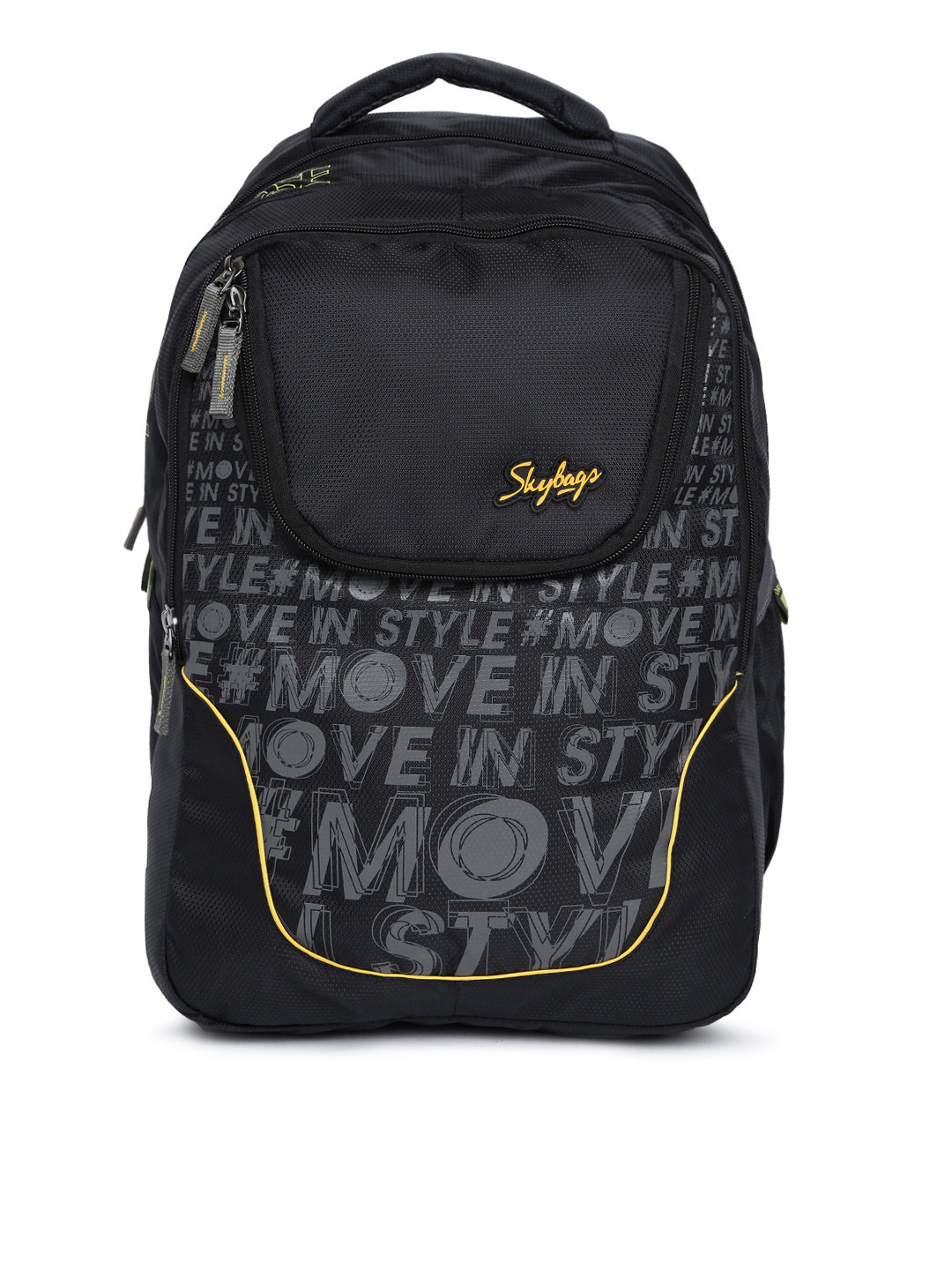 skybags printed backpack