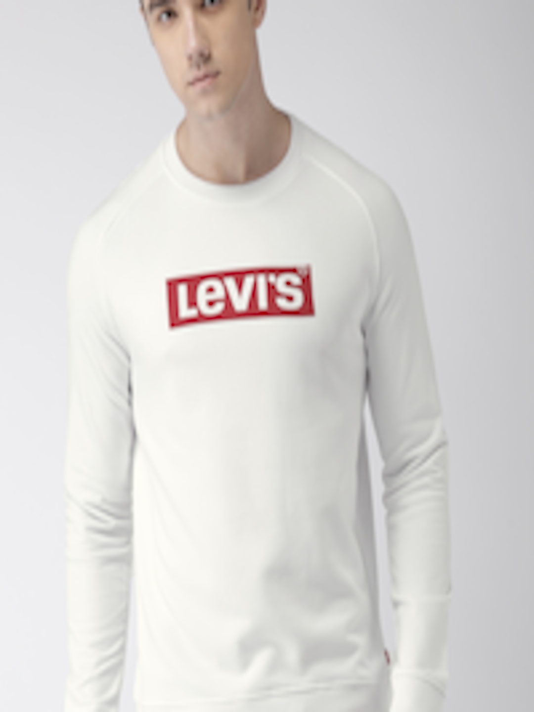 Buy Levis Men White Printed Sweatshirt - Sweatshirts for Men 6840876 ...