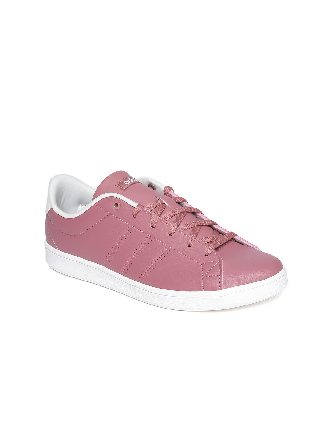 Buy ADIDAS Women Pink Advantage Clean QT Tennis Shoes
