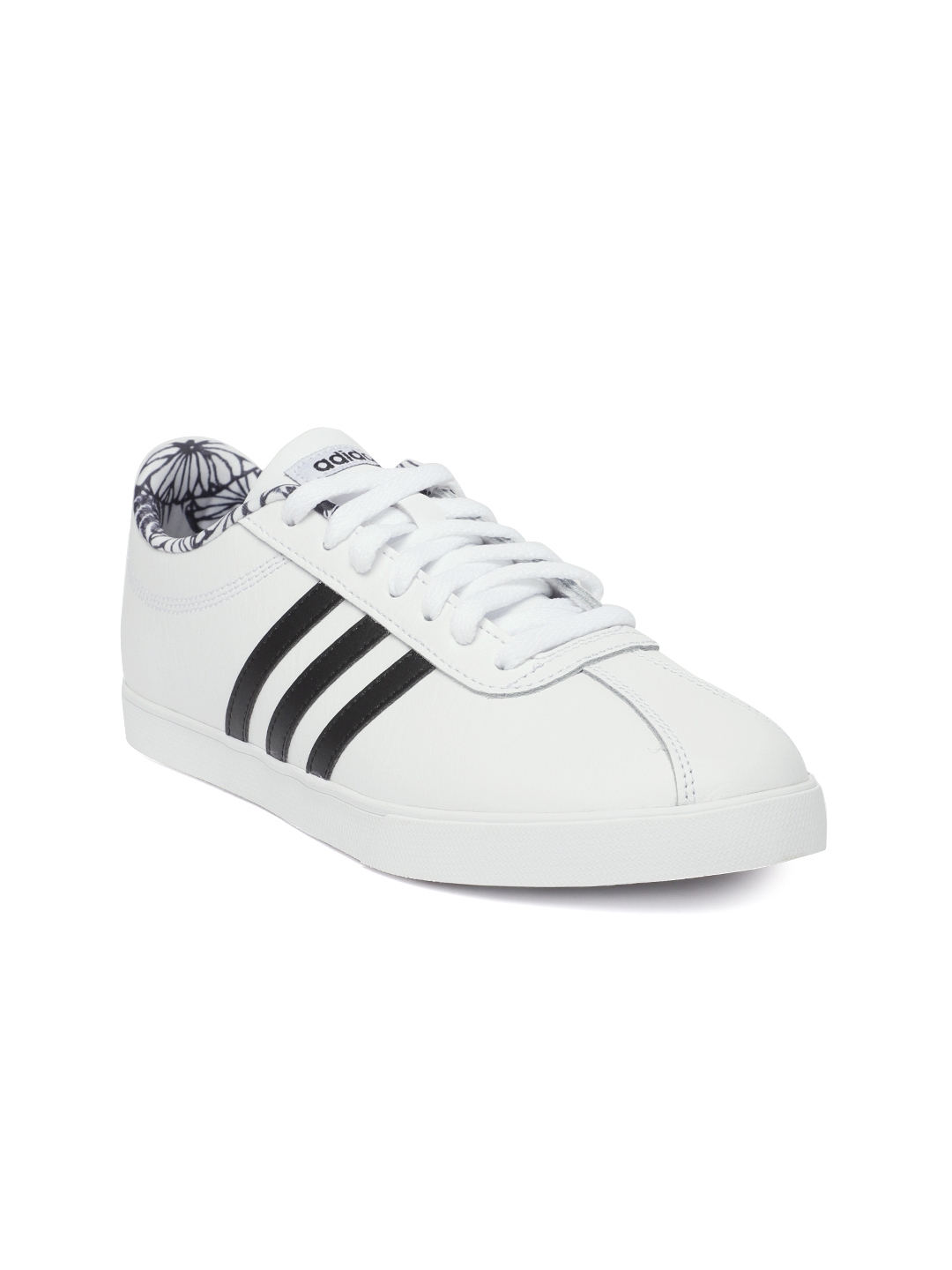 Buy ADIDAS Women White COURTSET Leather Tennis Shoes - Casual Shoes for ...