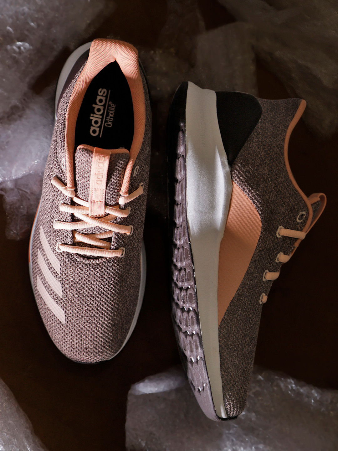 Buy ADIDAS Women Peach Coloured Solid Puremotion Running Shoes Sports