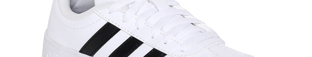 Buy ADIDAS Kids White Solid VL COURT 2.0 K Tennis Shoes - Casual Shoes ...