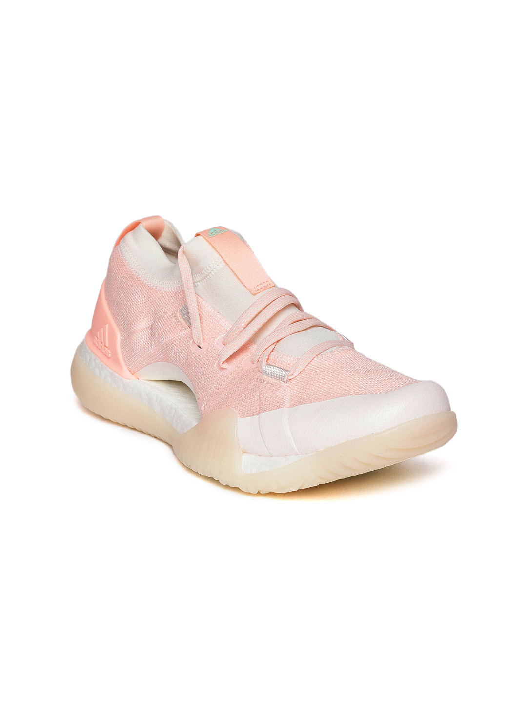 peach color adidas shoes