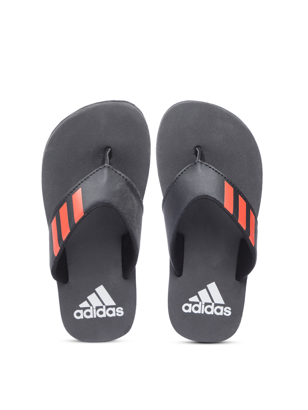 Buy ADIDAS Boys Black & Charcoal Grey COSET Thong Flip Flops - Flip Flops for Boys 6842643 | Myntra