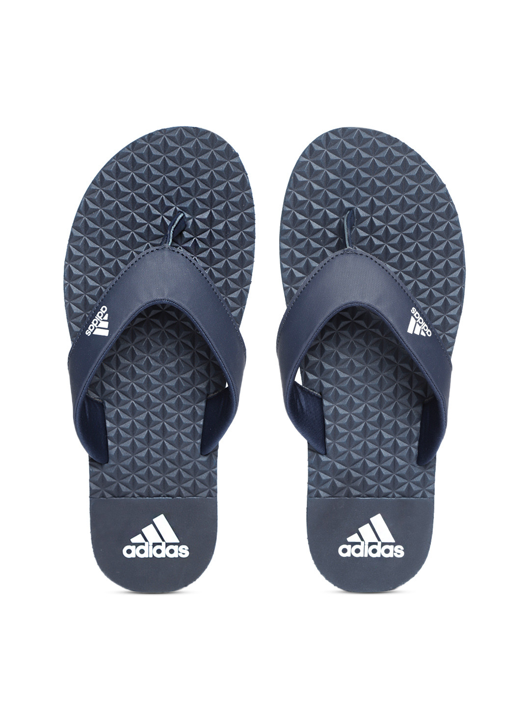 adidas brizo 3.0 blue leather flip flops
