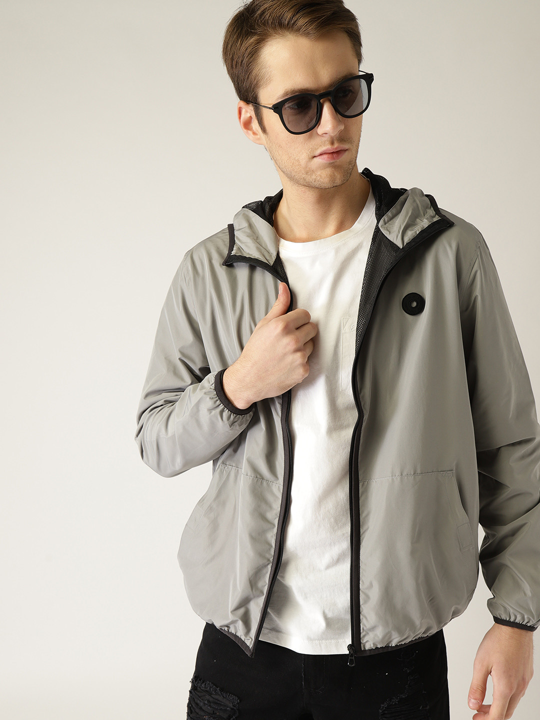 Buy ESPRIT Men Grey Solid Tailored Jacket Jackets for Men 6850153