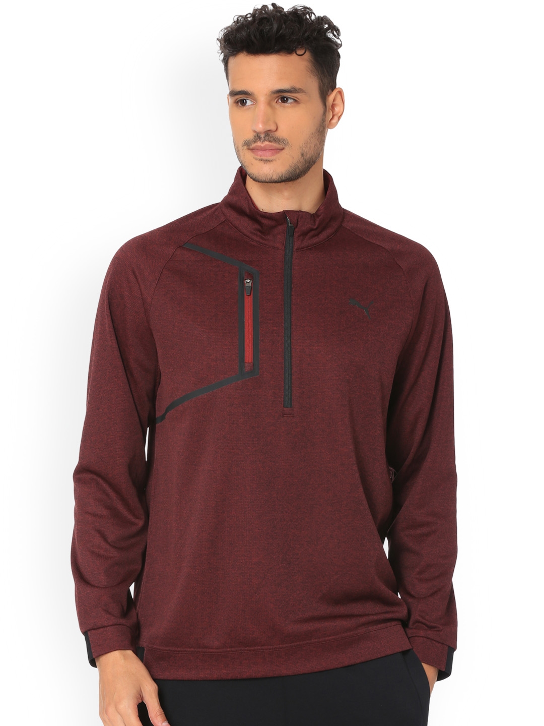 burgundy puma sweatsuit