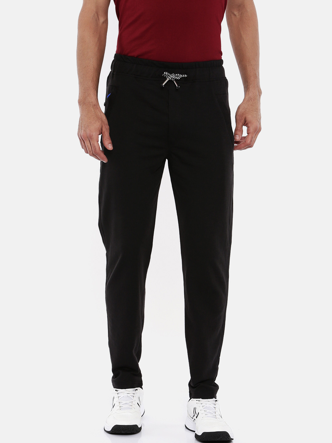 Buy Sports52 Wear Men Black Regular Fit Track Pants Track Pants for