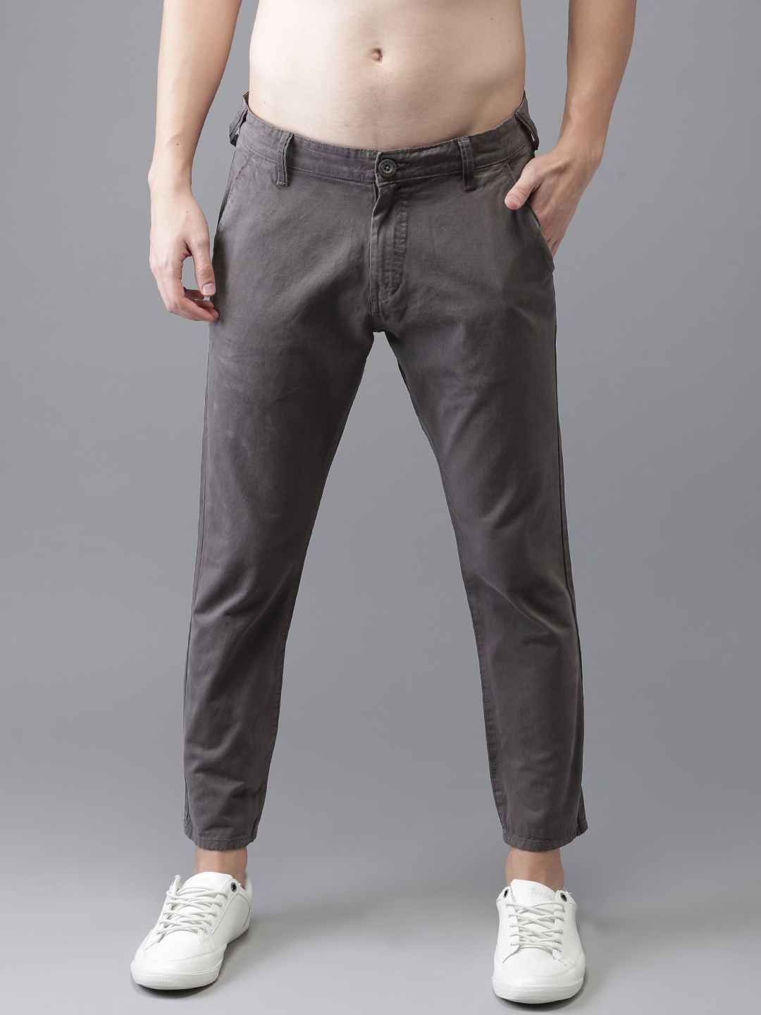 charcoal grey chinos