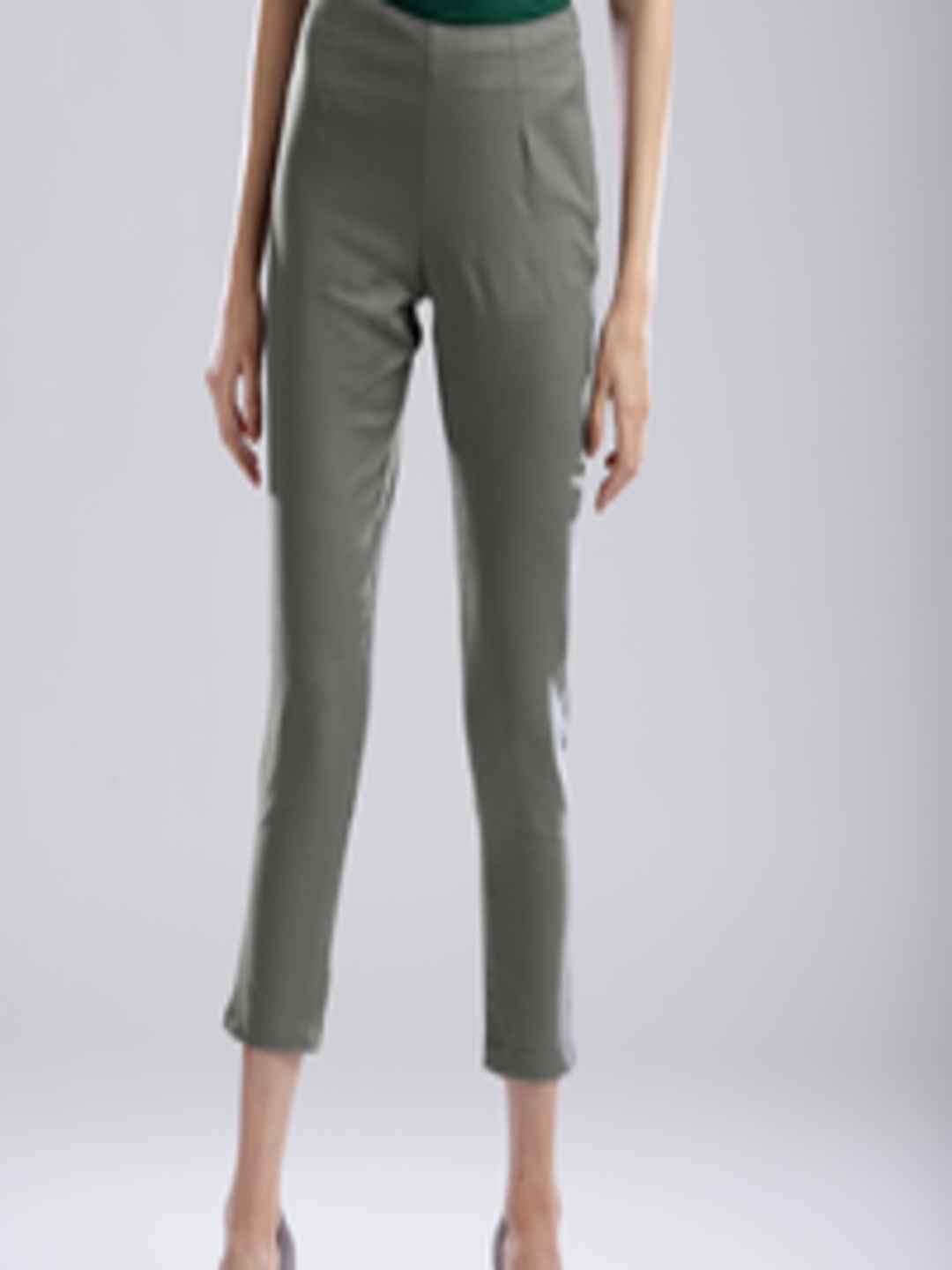 Buy W Women Grey Solid Regular Trousers - Trousers for Women 6918985 ...