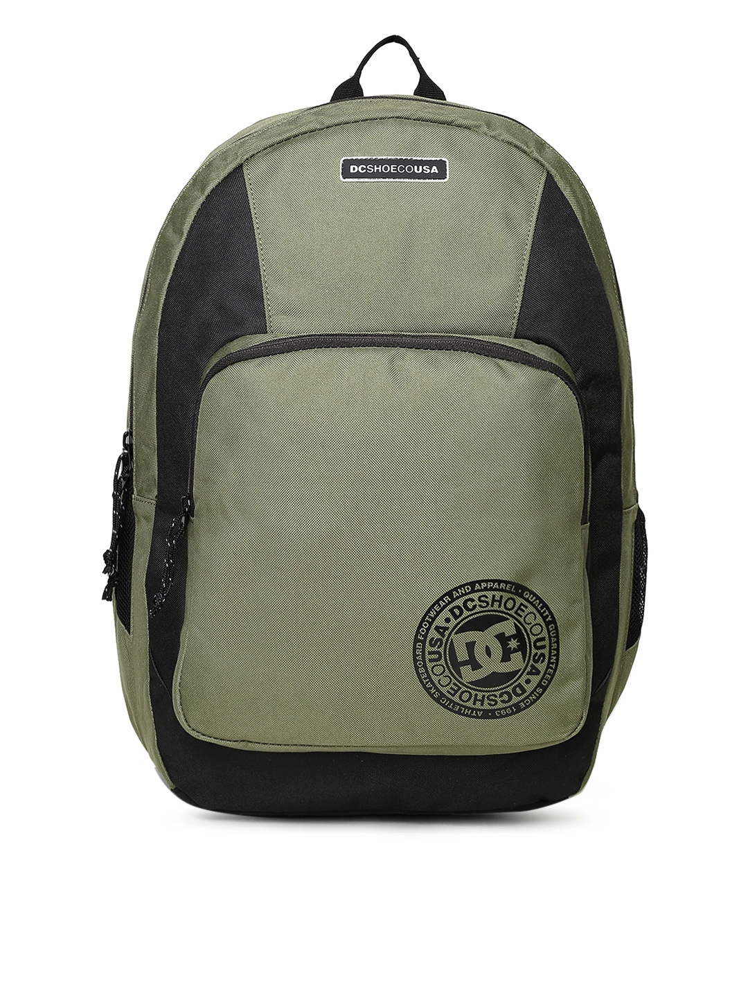 Buy DC Men Green Textured Backpack - Backpacks for Men 6925847 | Myntra
