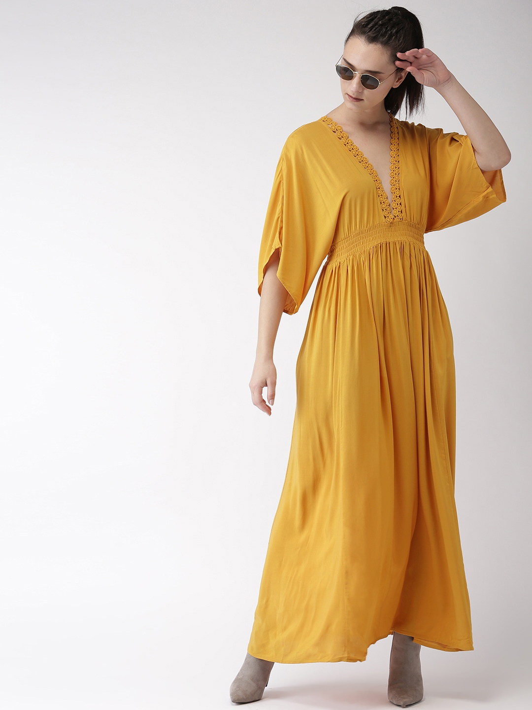 mustard yellow dress forever 21
