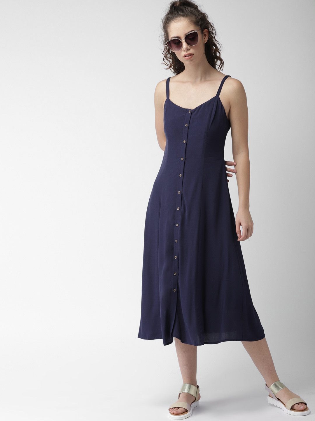 forever 21 navy blue dress
