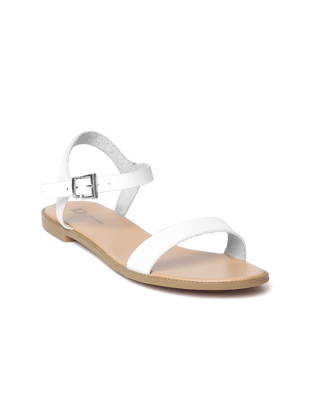 dune white flat shoes