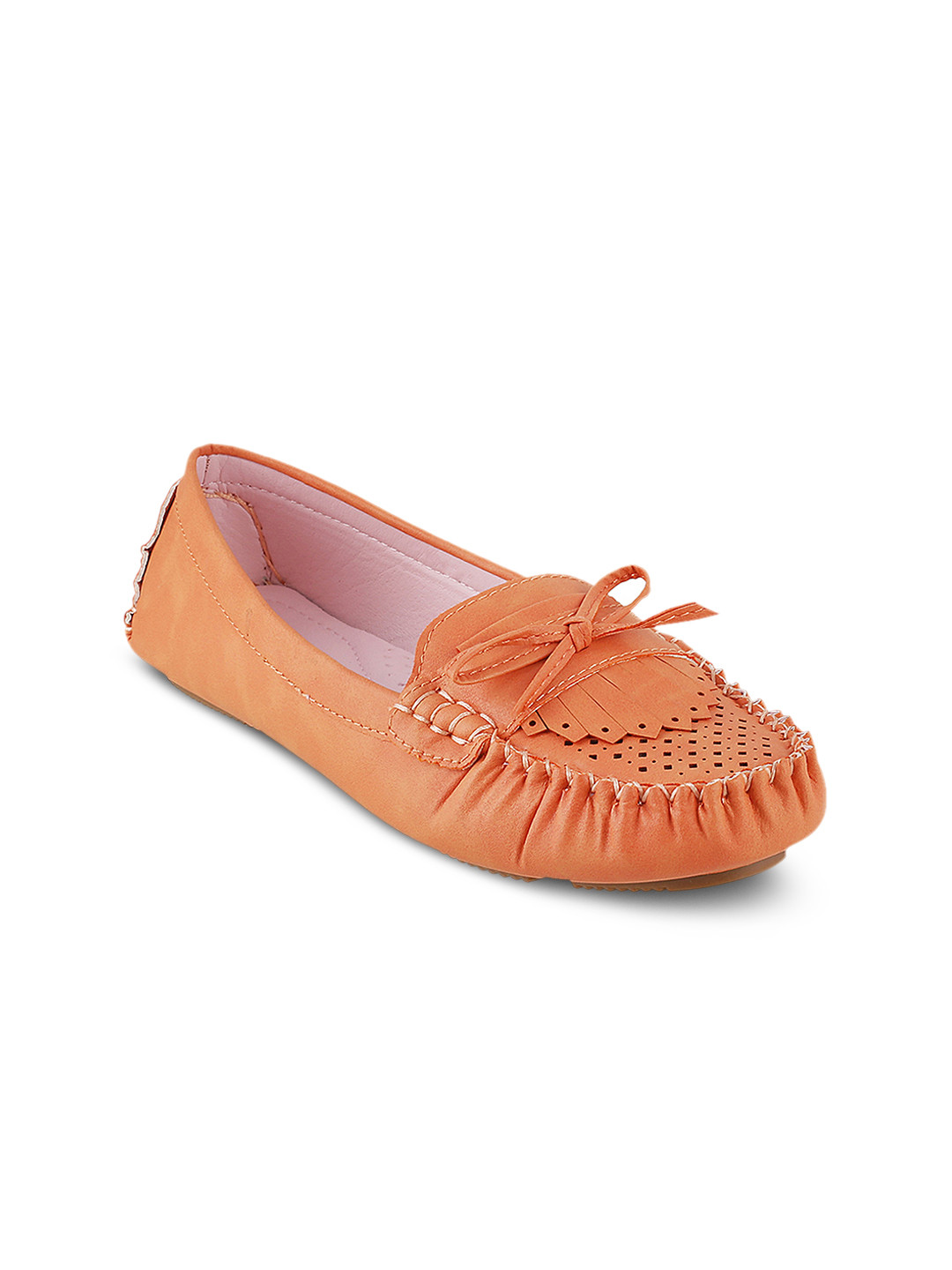 Buy Metro Women Orange Loafers Casual Shoes for Women 6934313 Myntra