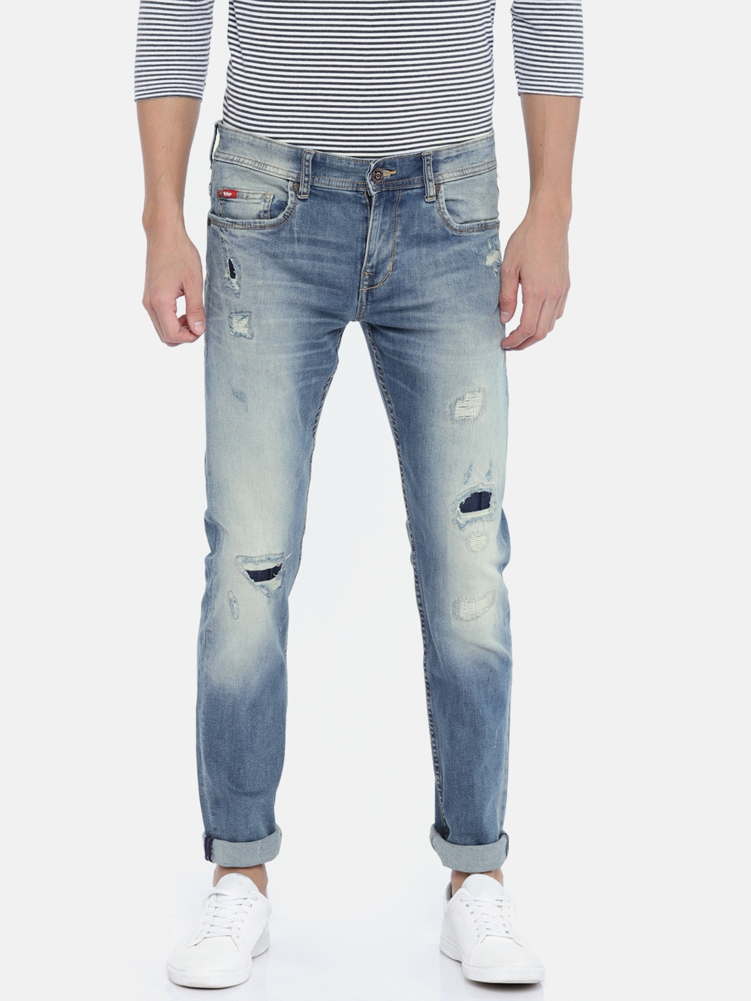 lee cooper denim joggers