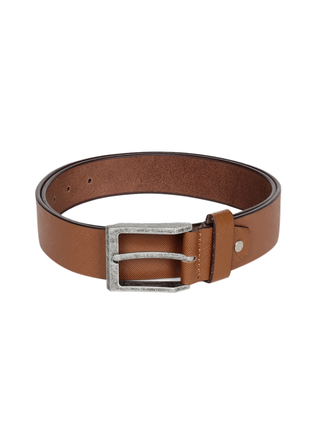 Buy Peter England Men Brown Solid Belt - Belts for Men 6938852 | Myntra