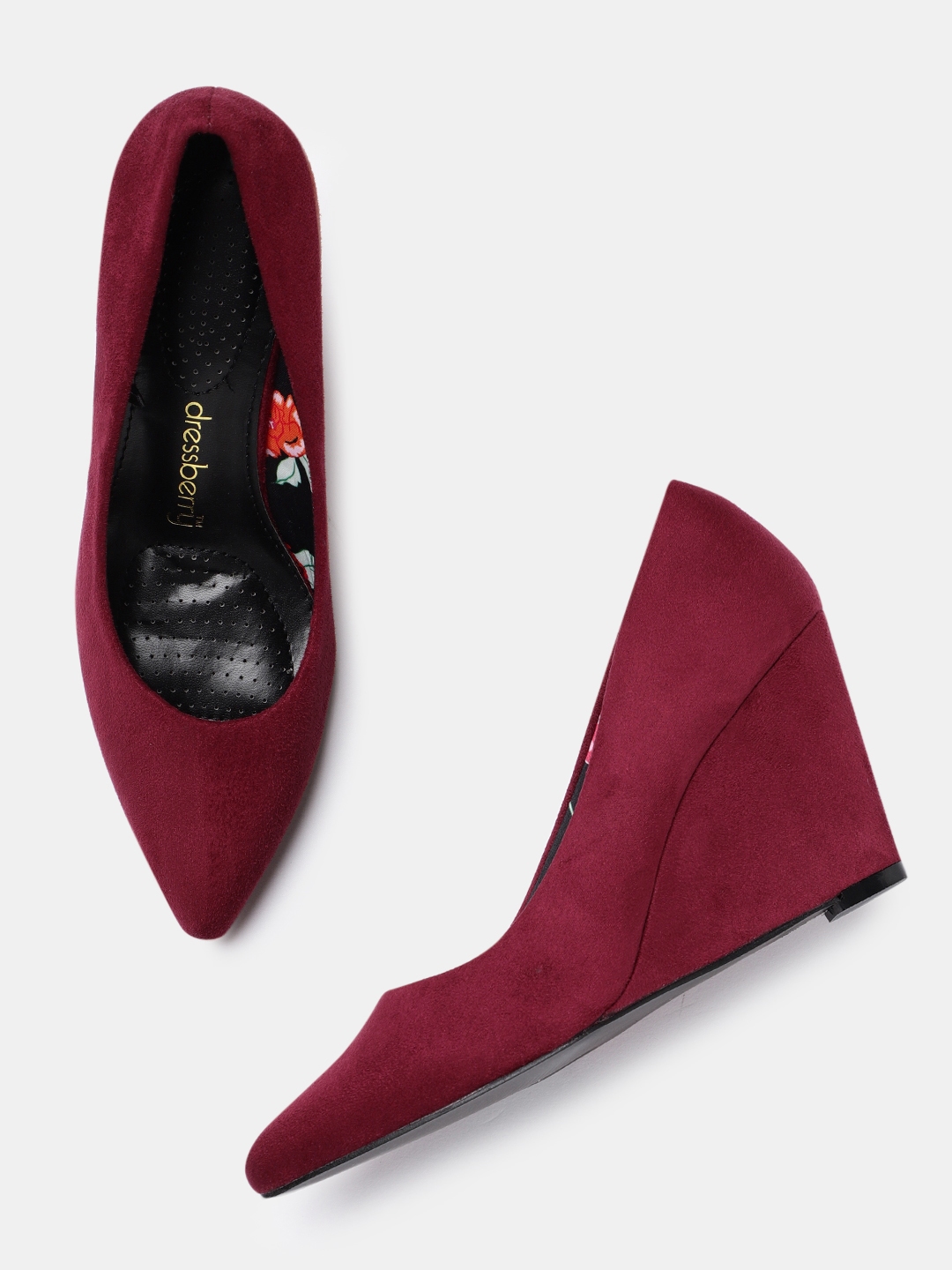 maroon heels amazon