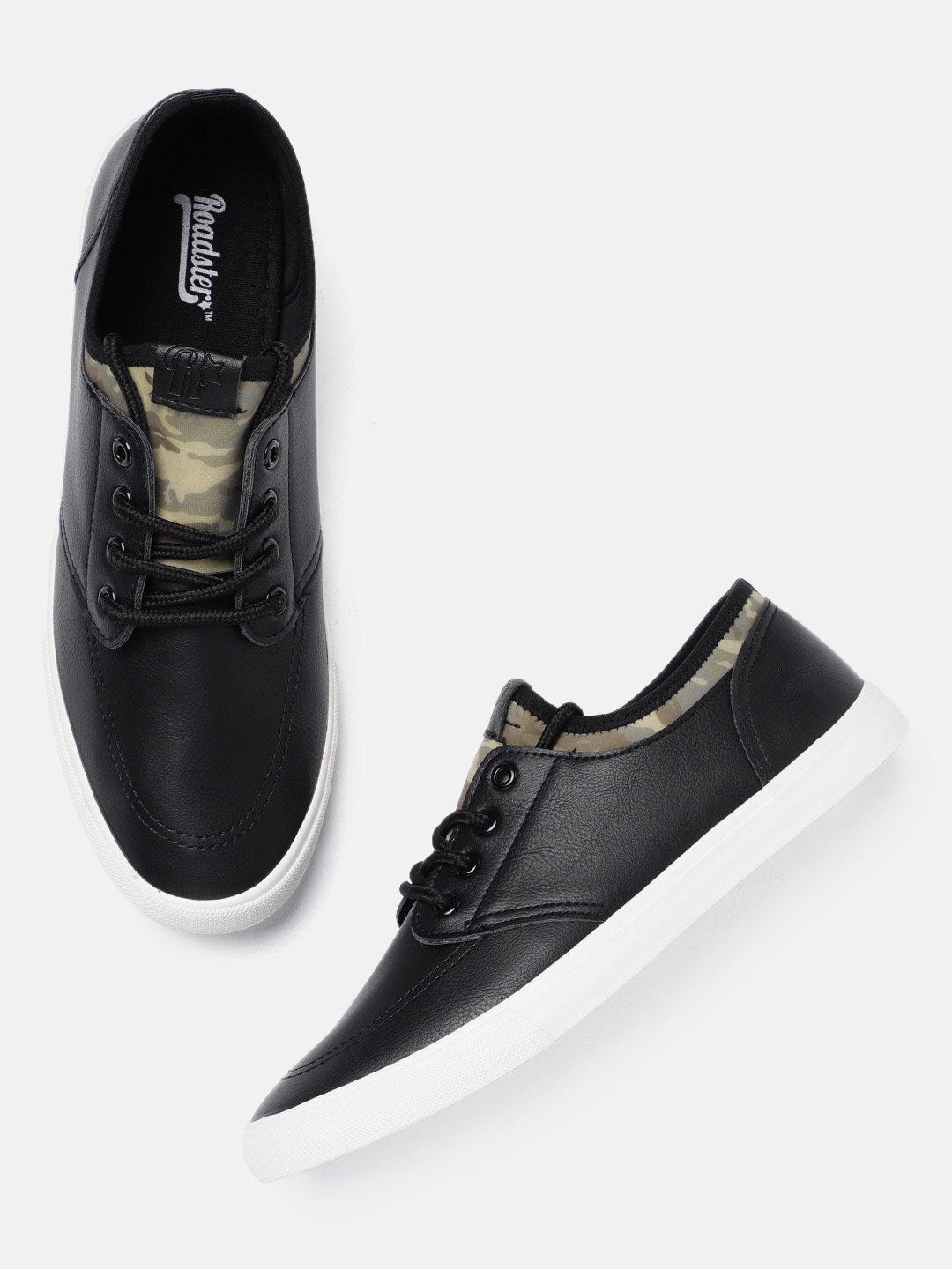 roadster shoes black sneakers