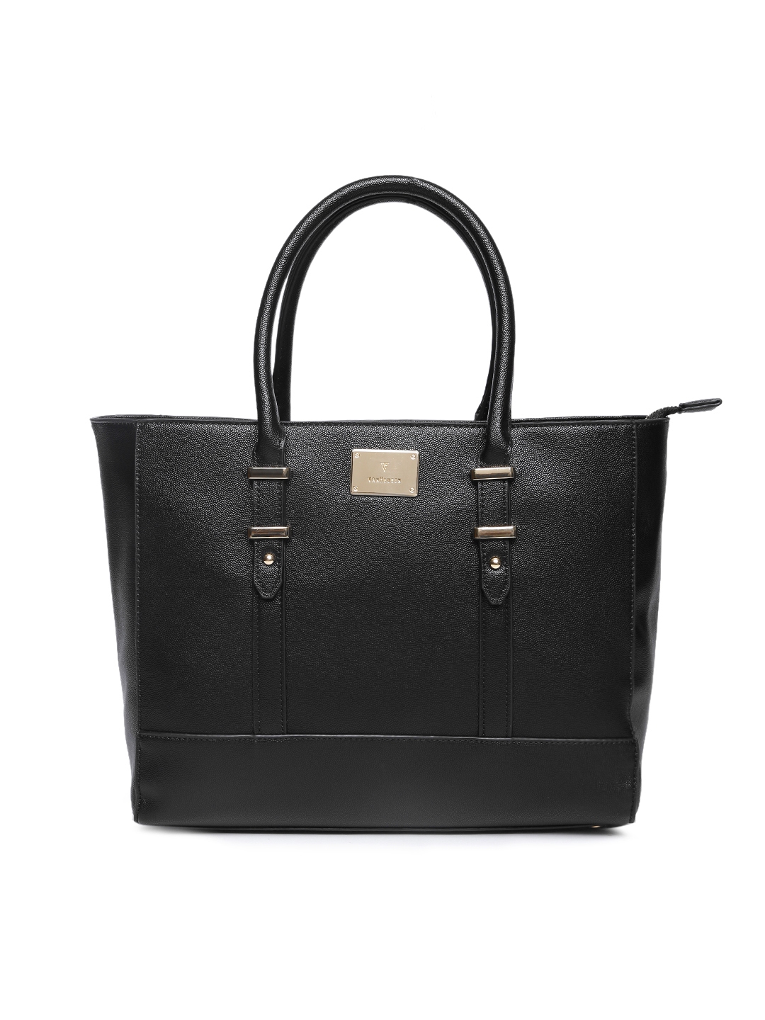 Buy Van Heusen Black Solid Handheld Bag - Handbags for Women 6955343 ...