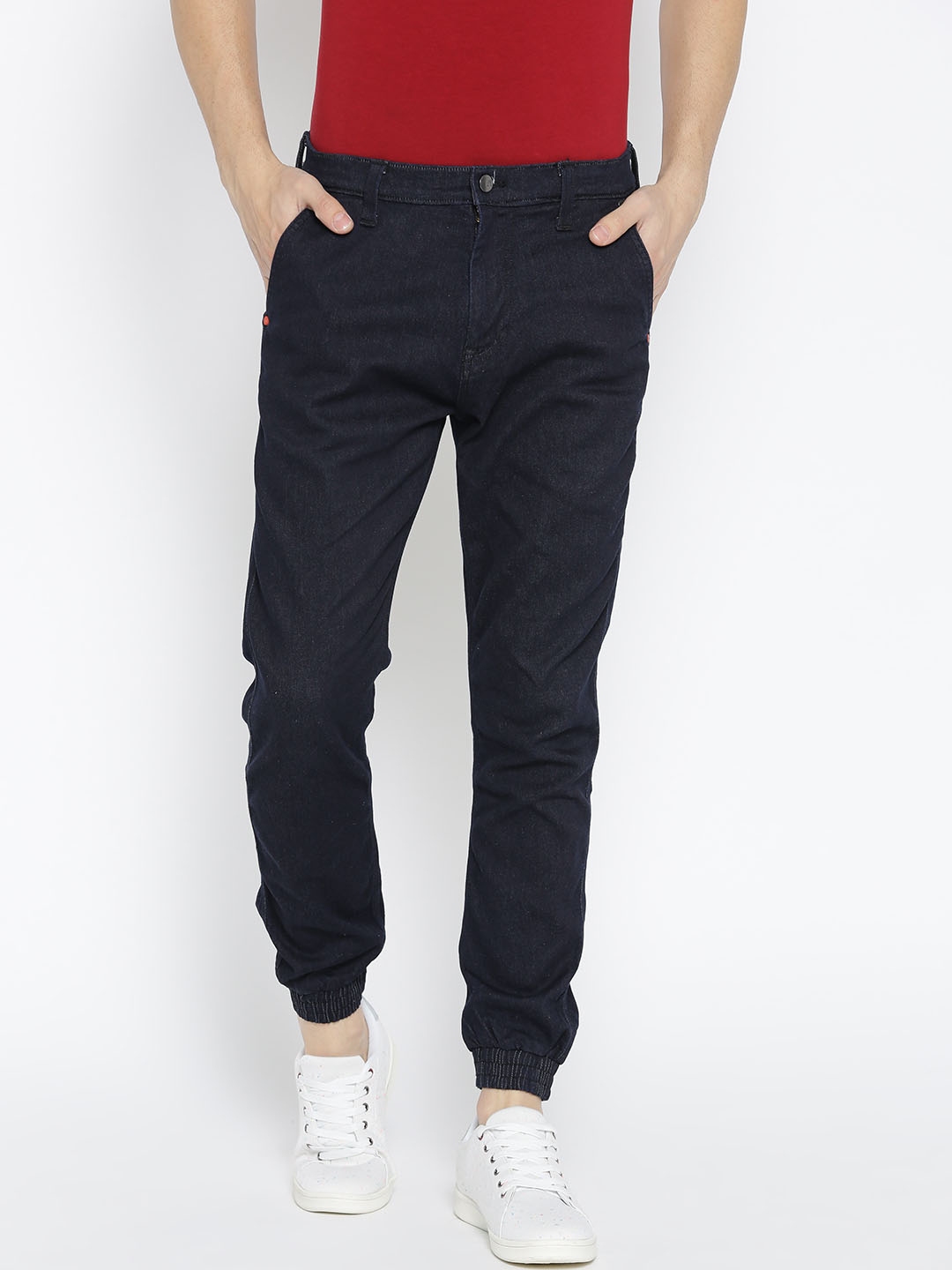 navy blue jeans men