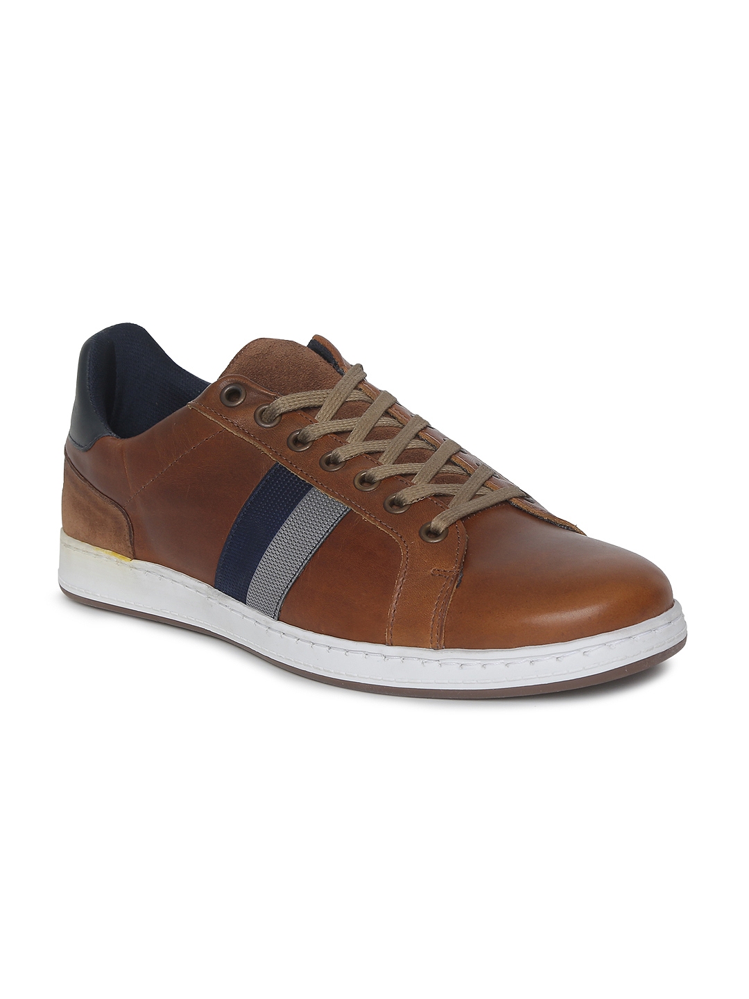 dune mens tan shoes