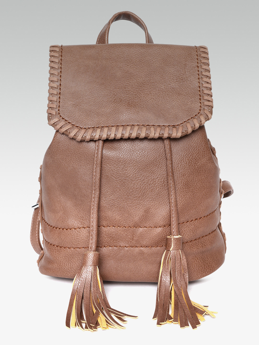 Buy 20Dresses Women Brown Solid Backpack Backpacks for Women 6969794