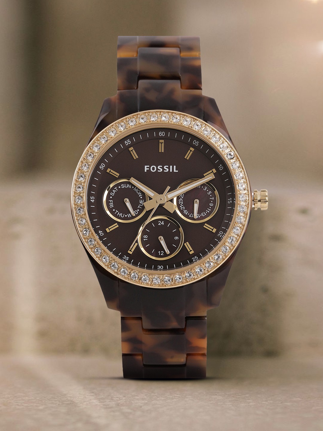 Buy Fossil STELLA Women Brown Analogue Watch ES2795 Watches for Women