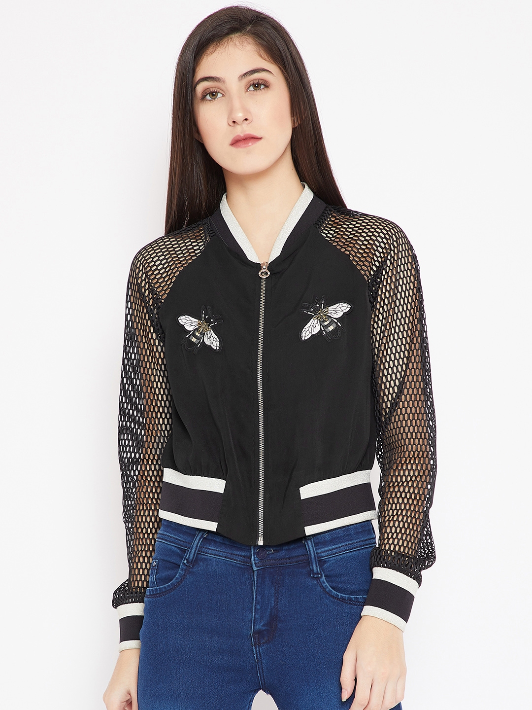 myntra leather jackets