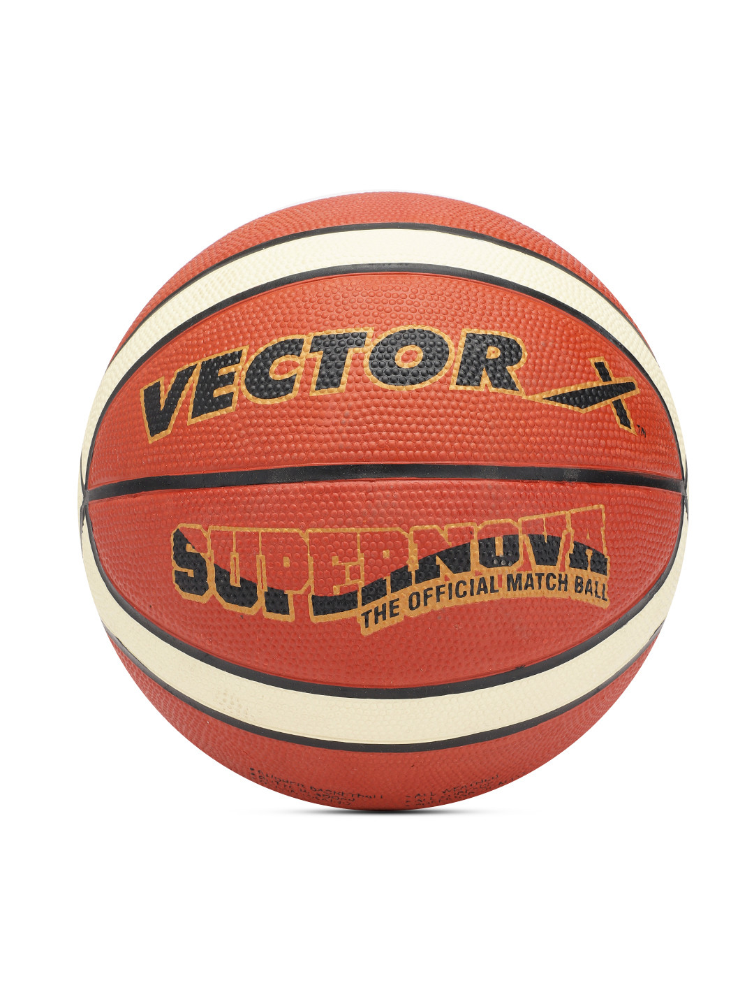 Buy VECTOR X Unisex Rust Orange & Off White Printed Supernova