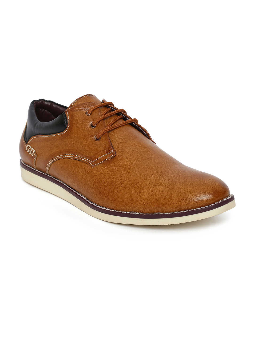 Buy Couch Potato Men Tan Derbys Casual Shoes for Men 6990872 Myntra