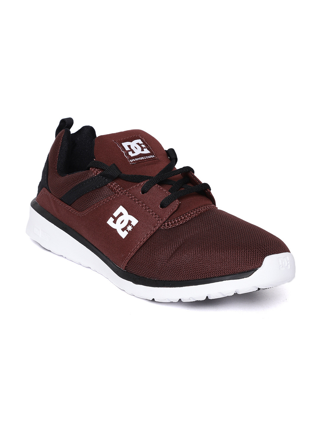 burgundy dc shoes