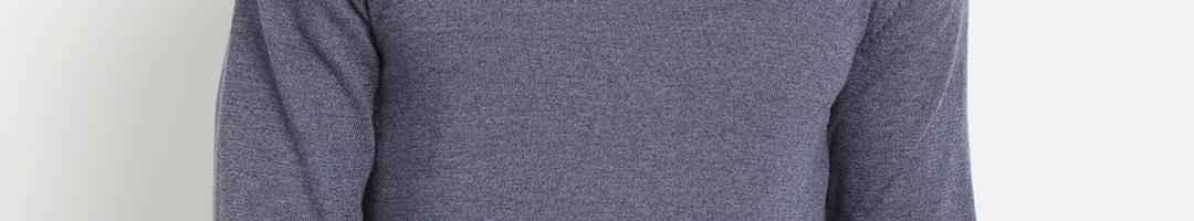 Buy Indian Terrain Men Grey Solid Pullover - Sweaters for Men 6997880 ...