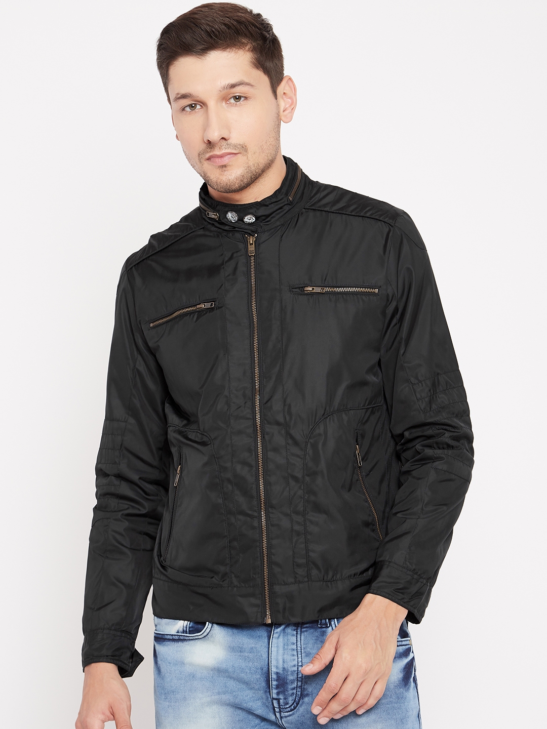 Buy Duke Men Black Solid Tailored Jacket - Jackets for Men 6998242 | Myntra