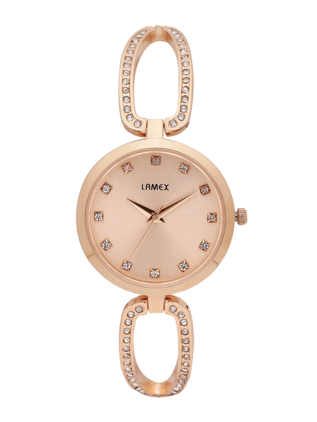 Buy LAMEX Women Rose Gold Toned Analogue Watch CASTOR DLX 11602/RG/RG Watches for Women