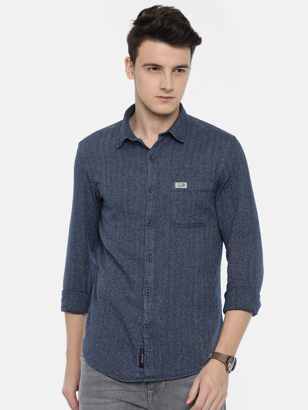 us polo denim shirt
