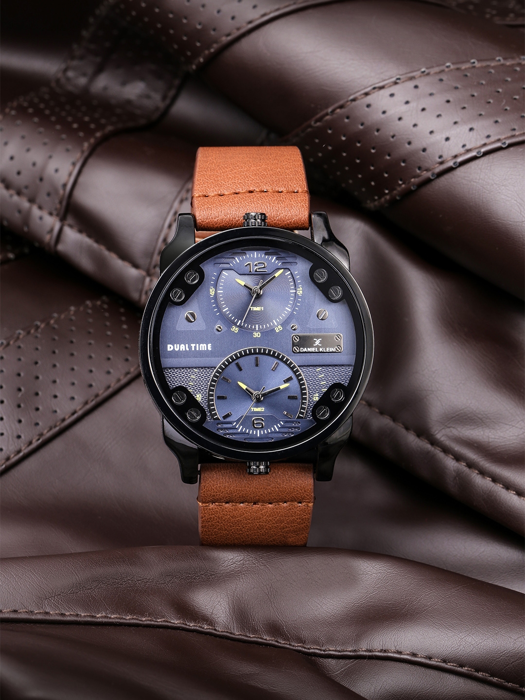Daniel klein dual time watch clearance