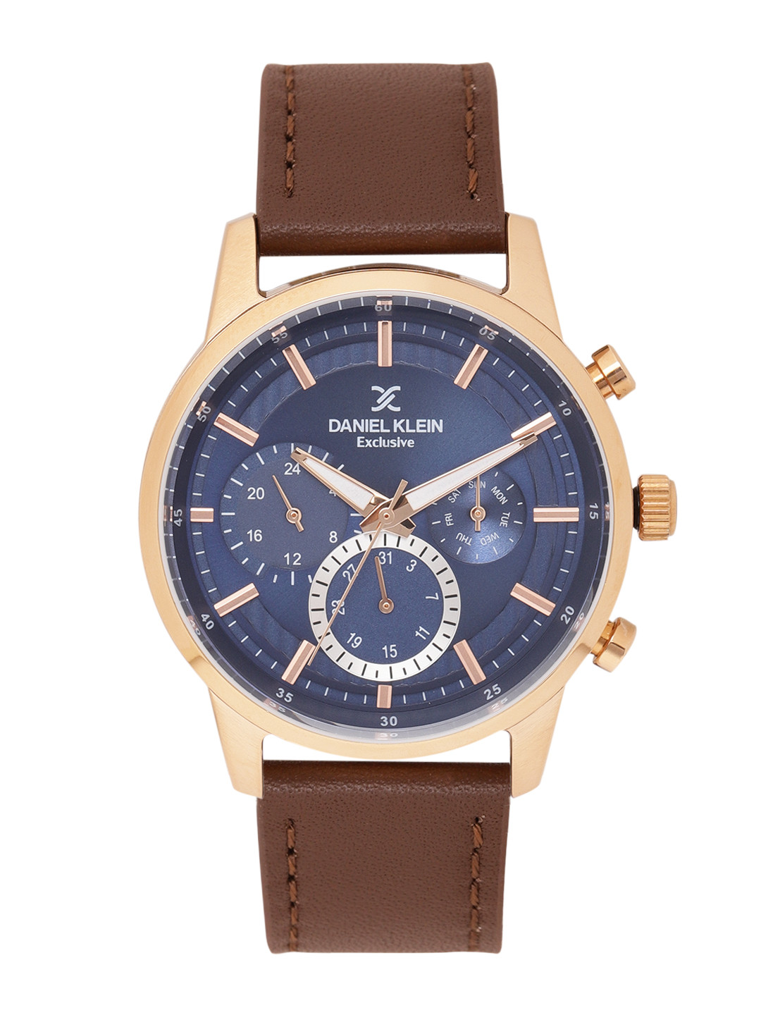 Buy Daniel Klein Exclusive Men Blue Analogue Watch DK11756 3 Watches